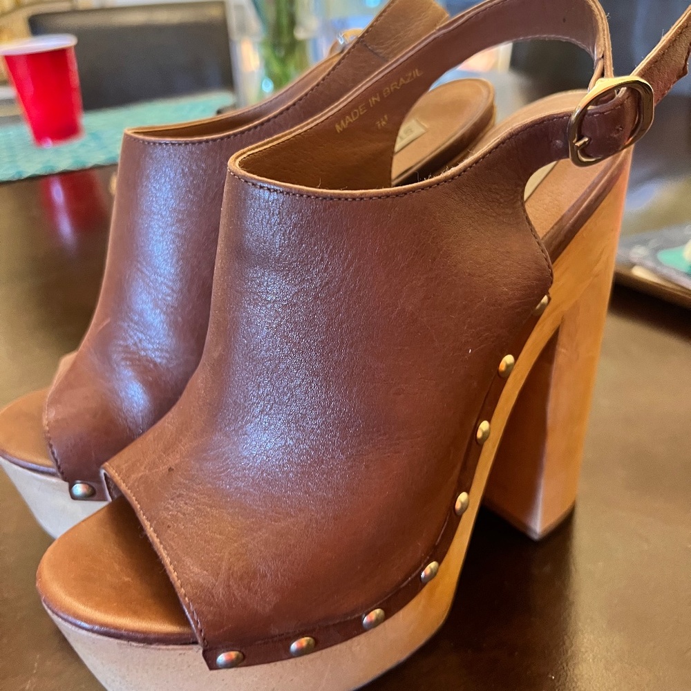 Steve Madden Mule Platforms with Studs